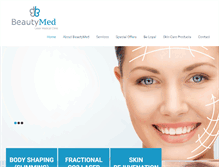 Tablet Screenshot of beautymedcenter.com